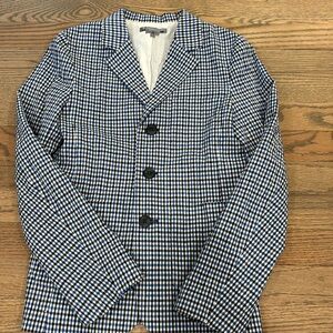 Gingham blazer